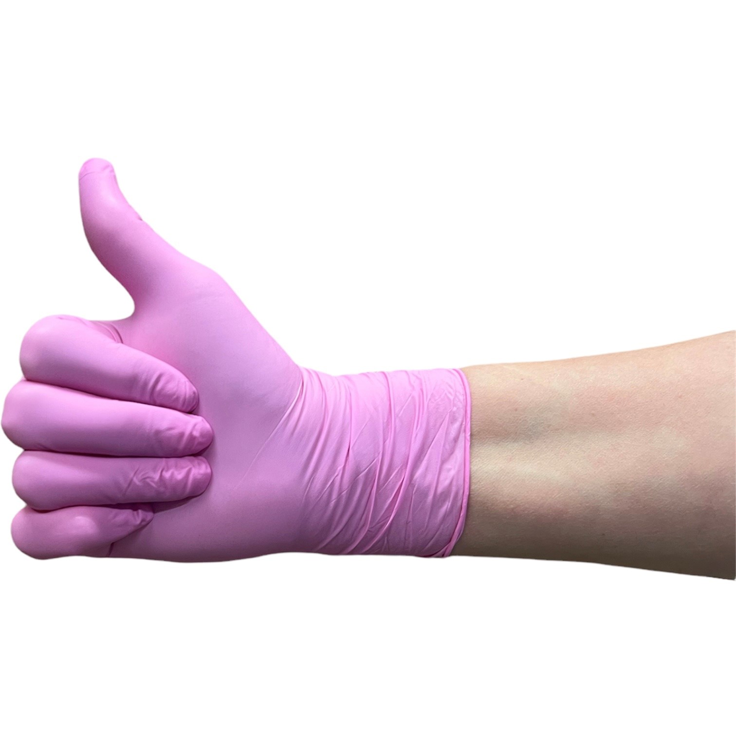 Hangen Trots Evacuatie nitril handschoenen maat XS roze (Merbach) - Pedimed