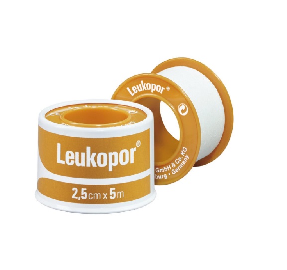 Leukopor 9,2 mtr x 2.5 cm per rol