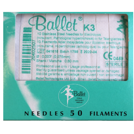 Balletnaalden K3 (50 stuks)