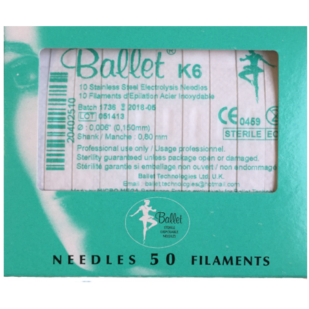 Balletnaalden K6 (50 stuks)