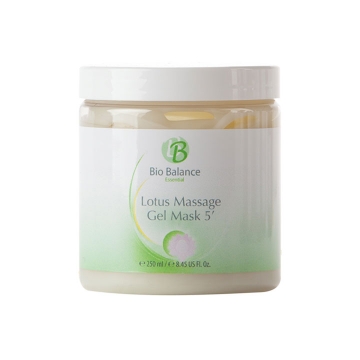 Lotus Massage Gel Mask 5’ _BioBalance_groothandel_schoonheid_Pedimed