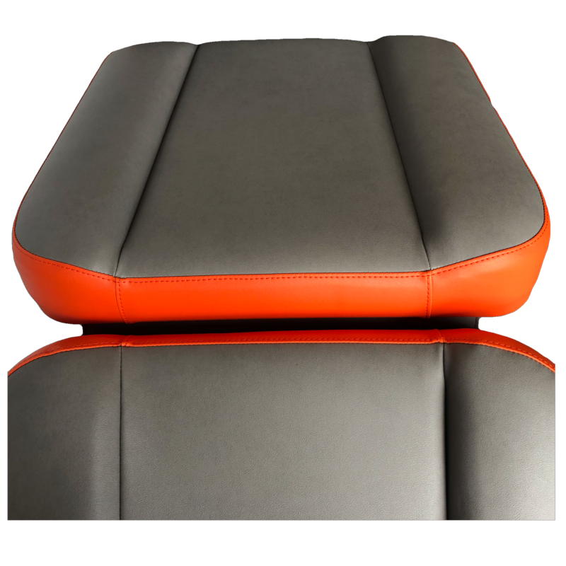 Beauty treatmentchair Grey-Orange (F4340_07432-F4340_20280)seat