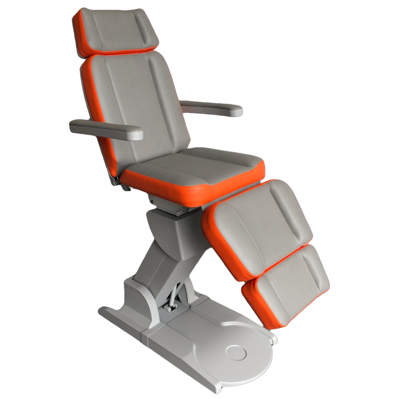 Beauty treatmentchair Grey-Orange (F4340_07432-F4340_20280),beauty,groothandel,pedimed