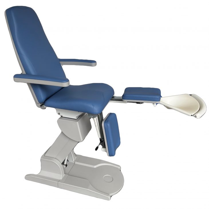 Podo behandelstoel kleur Sky-blauw