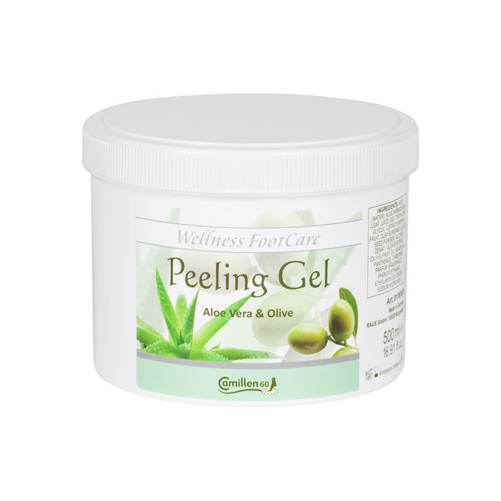 Pedimed_9116 Camillen 60 Peeling Gel Aloe & Olive 500 ml pot met spatel