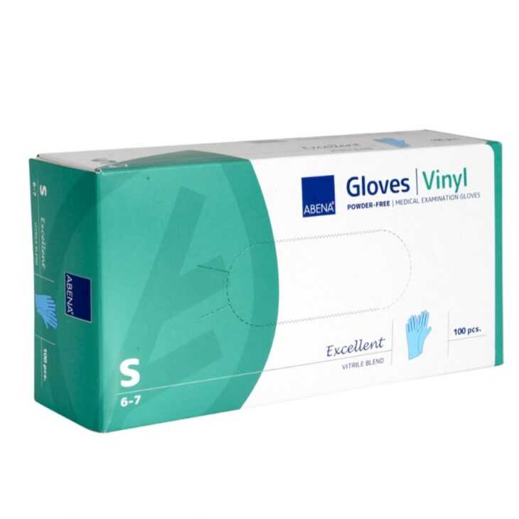nitril handschoenen maat S (blauw)