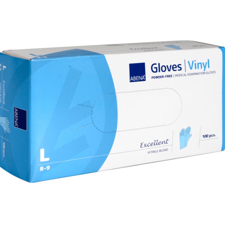 nitril handschoenen maat L (blauw)