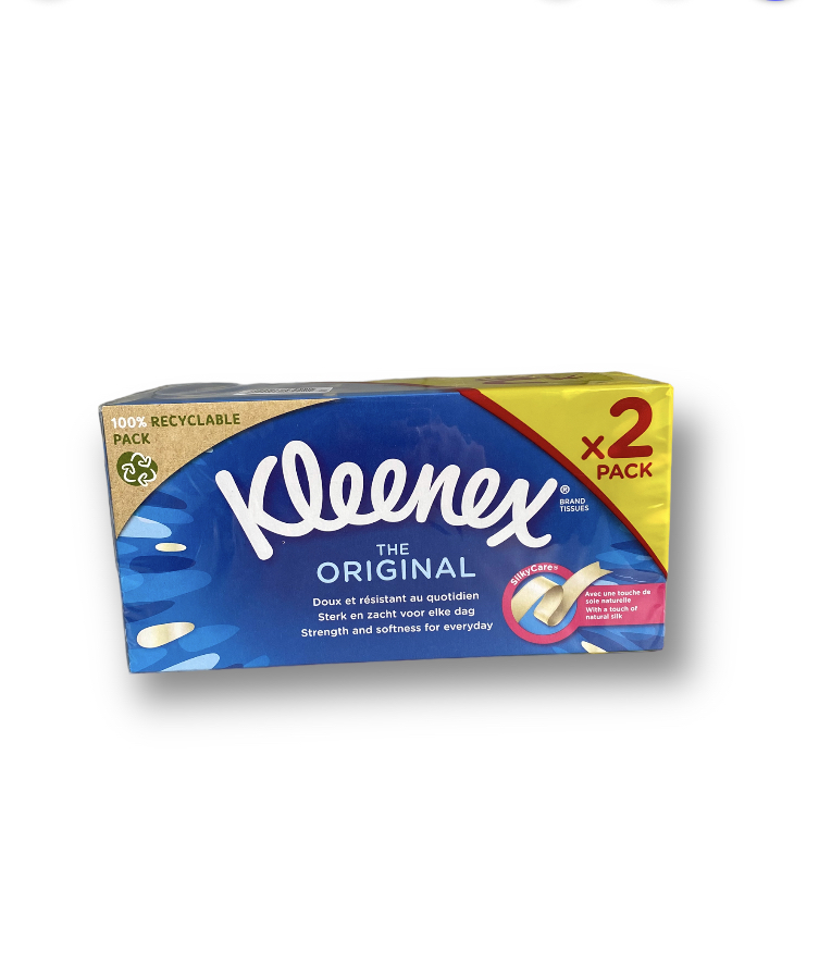 Tissue_doekjes_facial_Kleenex_2pack_Pedimed