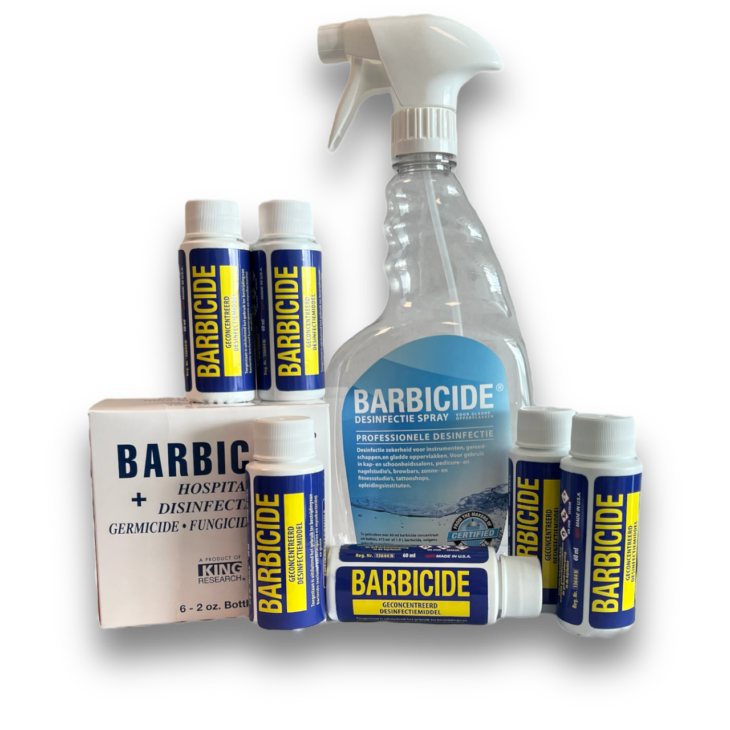 Barbicide bullets 6 st. a 60ml.+spray