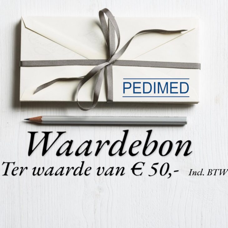 Waardebon € 50,- Pedimed